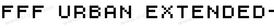FFF Urban Extended字体转换